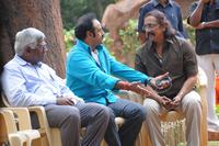 Sri Rama Rajyam Working Photos